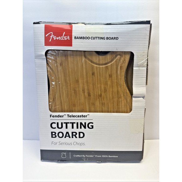 Fender Other - Fender Telecaster Bamboo Cutting Board For Serious Chops New in Box